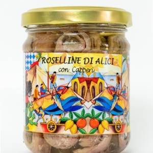 Roselline di Alici con Capperi di Roccia 200g