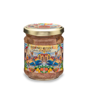 Filetti di Tonno Rosso al Naturale – Vaso 200g