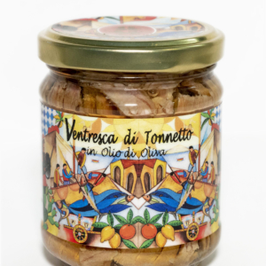 Ventresca di Tonnetto del Mediterraneo in Olio di Oliva 200g