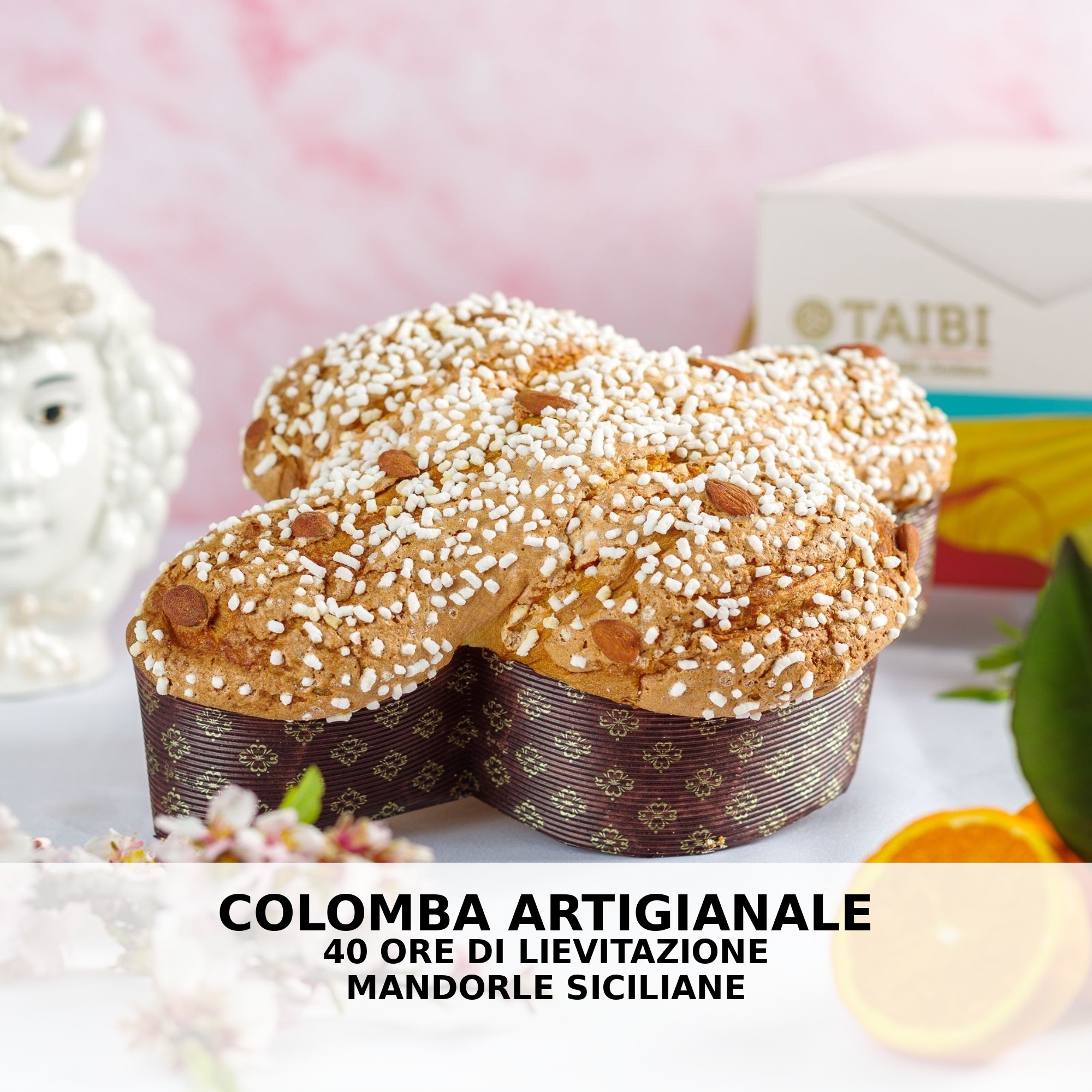 Hagyományos Kolomba 1 Kg – Természetes Kelesztésű Húsvéti Sütemény 40 Óra